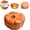 Orange2, variant on Cast Iron Pumpkin Dutch Oven with Lid, Multi-Purpose Stew Soup Pot for Home Cooking Holiday Decor Gift Oven Stove Safe
