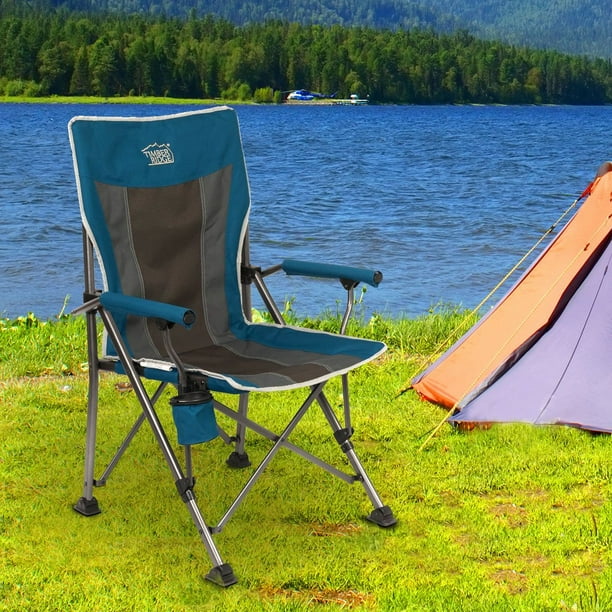 Timber Ridge Smooth Glide Padded Folding Chair 300lbs Walmart Com Walmart Com