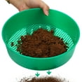 thumbnail image 4 of TEHAUX 2PCS Plastic Rock Sifter for Soil Sieving Garden Use Green, 4 of 6