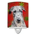thumbnail image 1 of Carolines Treasures SC9754CNL Scottish Deerhound Red Snowflakes Holiday Ceramic Night Light, 1 of 2