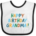 thumbnail image 3 of Inktastic Happy Birthday Grandma Boys or Girls Baby Bib, 3 of 4