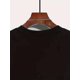 thumbnail image 4 of Camiseta de cuello redondo con estampado 3D para hombre, holgada, con estampado de letras OK, transpirable, informal, de algodón, de manga corta, ideal para verano y fin de semana., 4 of 5