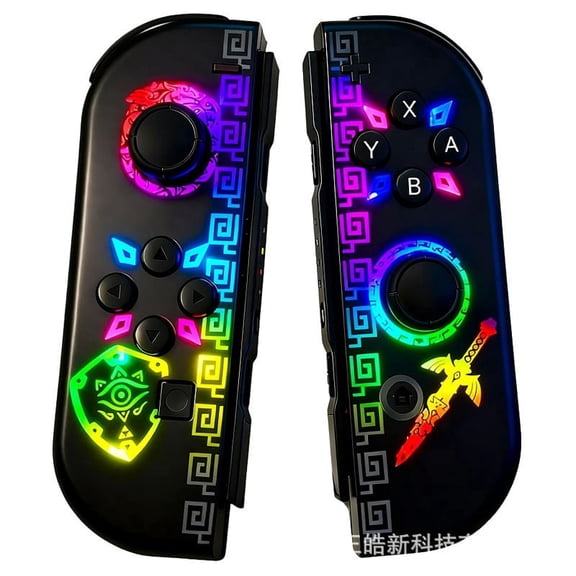 Joy pad for Nintendo Switch, Wireless Switch Controller Supports Dual Vibration/Wake-up Function/Motion Control, 1 Pair