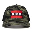 thumbnail image 3 of Amsterdam Flag Hat for Men and Women – Adjustable Snapback Baseball Cap by International Tie (Camouflage), 3 of 3