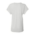 thumbnail image 3 of Ladies' Flowy Raglan T-Shirt - WHITE - M, 3 of 3