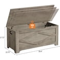 thumbnail image 3 of Almacenamiento Chest cm de Profundidade Madera Toy Almacenamiento Bench Moderno Style Lift-Top Toy Chest con Seguridad cm de Alturainge para Entryway cm de Profundidadormitorio Living Sala..., 3 of 7