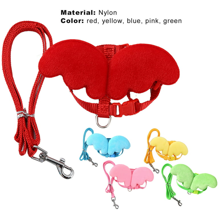 Duck Harness Leash, Fashion Cute Candy Color Wing Design Adjustable  Flexible Buckle Training Traction Rope for Chicken Goose Hen Pigeon Rooster
