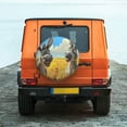 thumbnail image 2 of Daiia Funny Countryside Donkey Tire Covers , Travel Trailer Camper Truck SUV Motorhome Waterproof Wheel Cover, Sun Rain Snow Protector-15 inch, 2 of 8