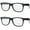 2 Pack Black, variant on grinderPUNCH 2 Pack Bulk Multi Focus 3 Power Progressive Reading Glasses - No Line