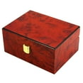 thumbnail image 4 of Caja de almacenamiento de reloj,Exhibición del almacenamiento de la joyería,Organizador de relojes de madera,Bandeja de joyería de reloj,Caja de madera,Estilo vintage,Vino Madera,Caja Fernando Caja de almacenamiento de reloj, 4 of 8