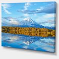 thumbnail image 2 of Ancient Volcano and Lake Panorama - Landscape Canvas Wall Art, 2 of 3