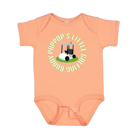 

Inktastic PopPop Little Golf Buddy Gift Baby Boy Bodysuit