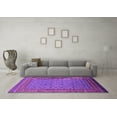 thumbnail image 3 of Ahgly Company Indoor Square Oriental Pink Industrial Area Rugs, 5' Square, 3 of 4