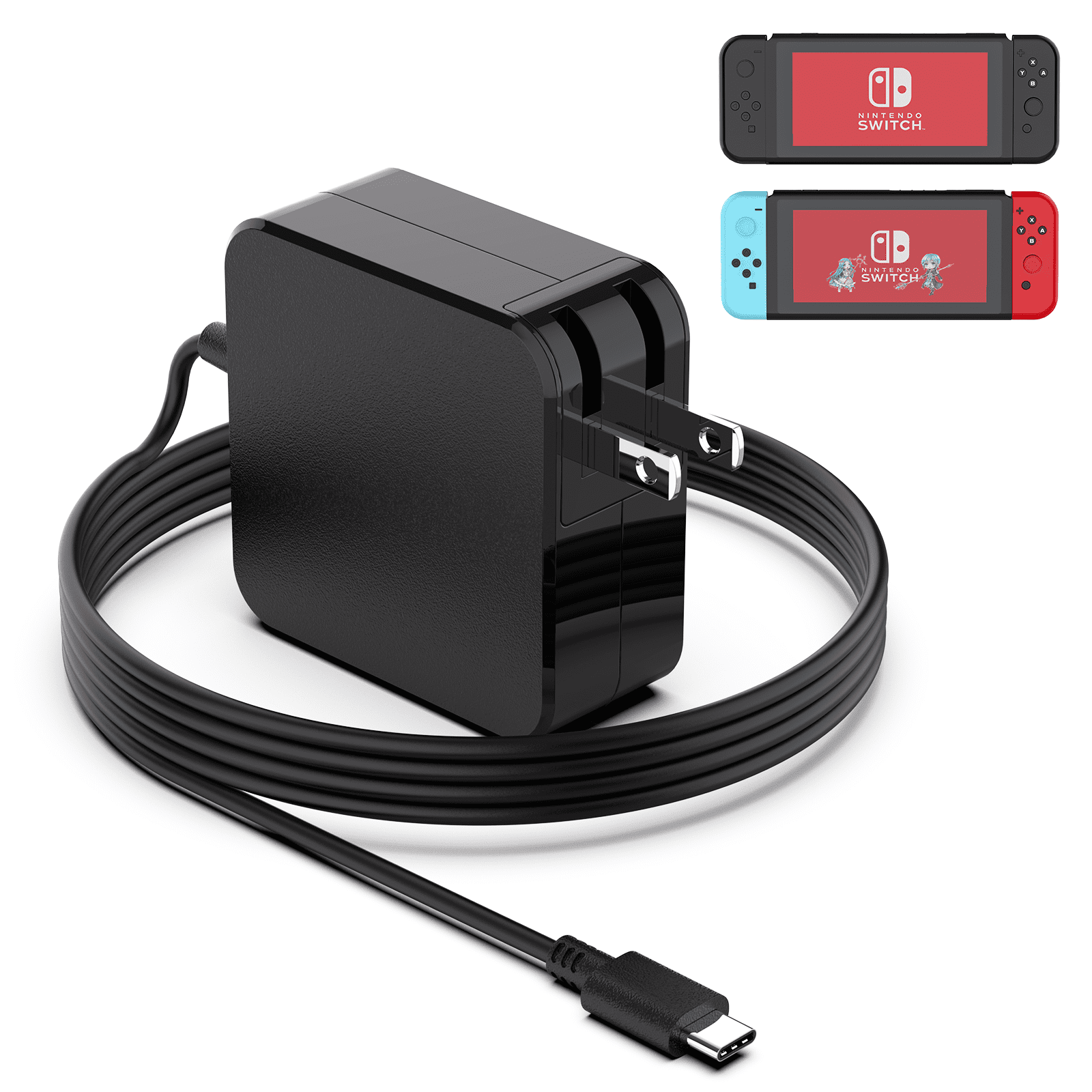 HFLRZZ Chromebook Charger 20V 2.25A 45W USB C Laptop Charger Nintendo Switch Charger for Switch Asus Chromebook, Hp, Lenovo, Dell, Acer, Samsung