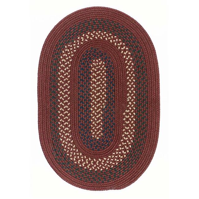 Deerfield Deerfield DF81R072X072 - Tapis Rond Rouille Profonde 6 Pi.