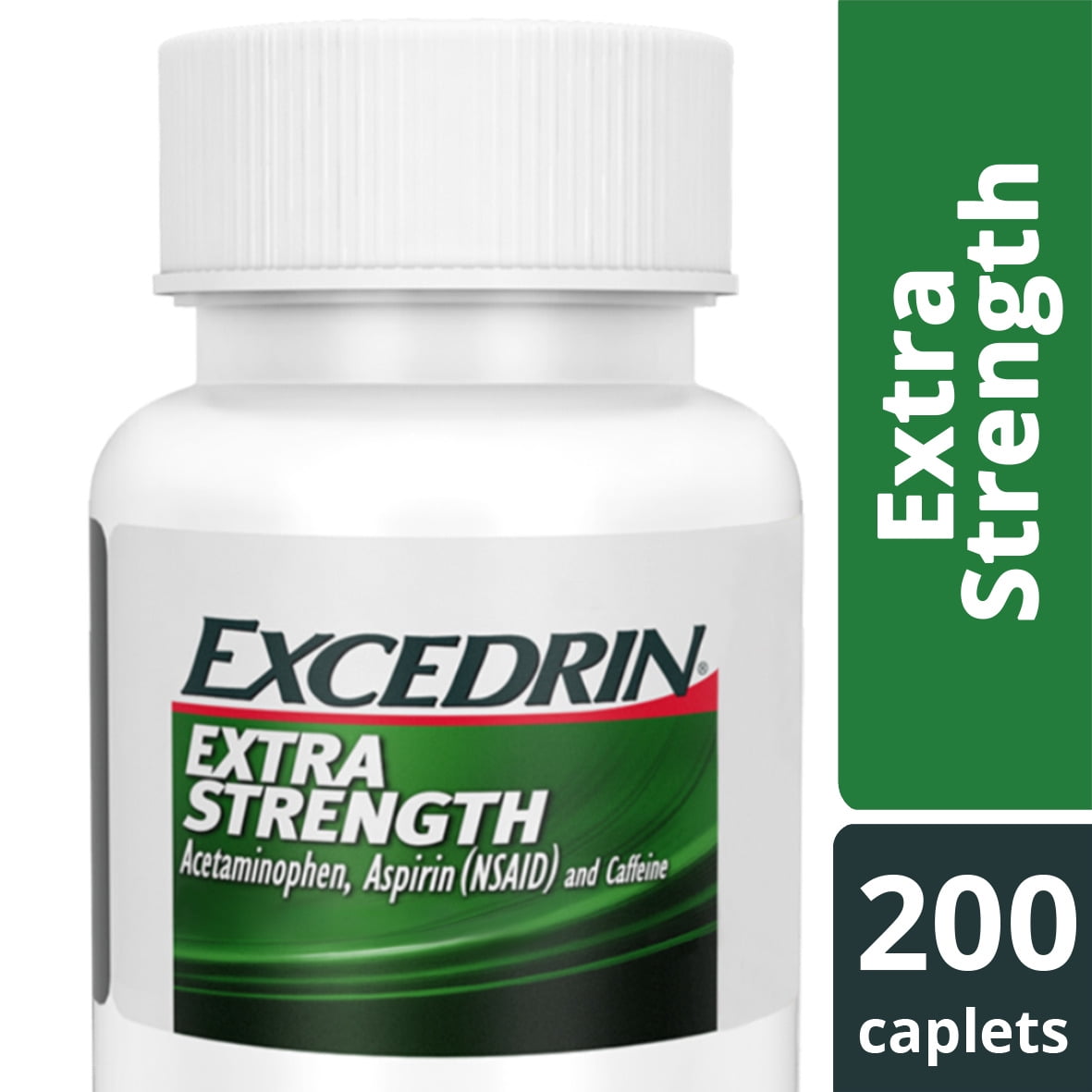 Excedrin Extra Strength Caplets for Headache Pain Relief ...