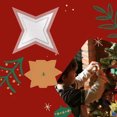 thumbnail image 1 of Conjunto de Plantillas de Estrellas de Patchwork Navideñas Onlyliua Plantilla de Estrella de Cuatro Esquinas, 1 of 3