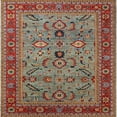 thumbnail image 1 of Ahgly Company Machine Washable Indoor Square Industrial Modern Bullet Shell Brown Area Rugs, 8' Square, 1 of 7