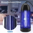 thumbnail image 3 of Lámpara antimosquitos para interiores, 6W, matamoscas eléctrico UV, luz azul, repelente de insectos, trampa para moscas, matamoscas para polillas, dormitorio, sala de estar, cocina, 3 of 5