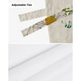 thumbnail image 5 of Tie Up Valance for Windows Flowers Daisies Eucalyptus Leaves Kitchen Valance Curtain Window Valance for Living Room Bedroom Tie Up Valance Curtain, 5 of 5