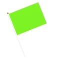 thumbnail image 3 of Handheld Flag Double-Sided Hand Waving Flag 8.2×5.5in Used For Team Activities Or Decoration In Decorative Places Fluorescent Green Six Piece, 3 of 8