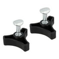 thumbnail image 3 of 2 Pcs Plastic Triple-Cornered Handle Knob Nut Screw Bolt for Lawn Mower Machine, 3 of 9