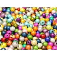 thumbnail image 6 of U8MO 200 Pcs 3D Illusion Acrylic Miracle Round Beads 6mm Spacer Craft Jewelry Making-Yellow, 6 of 9