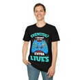 thumbnail image 6 of Funny Exercise I Thought You Said Extra Lives Gaming Gamer Unisex T-Shirt, 6 of 6