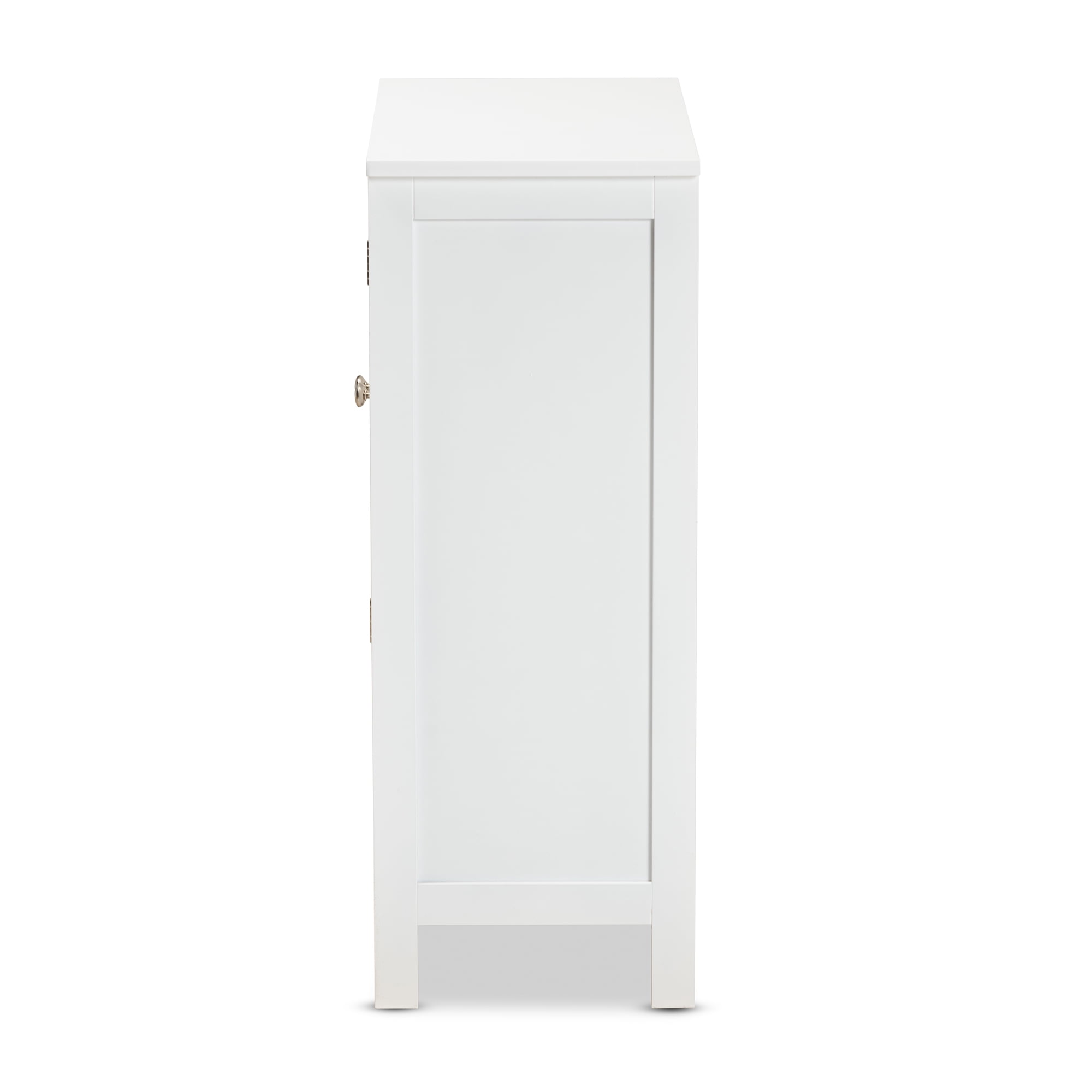 Jaela 23 1/2W 2-Door White Wood Bathroom Storage Cabinet - #781H0