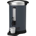 thumbnail image 1 of 100 - cup coffee urn - 14l/3.8 gallon double - wall commercial coffee maker para buffet, catering, wedding, gathering - grande - capacity hot coffee dispenser - stainless steel hot water urn, 1 of 5
