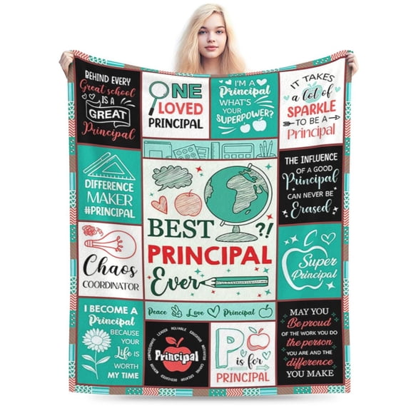 Principal Gifts Blanket for Women, Principal Appreciation Gifts 50x40