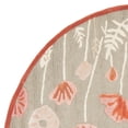 thumbnail image 6 of SAFAVIEH Martha Stewart Poppy Glossary Floral Area Rug, Cayenne Red, 6' x 6' Round, 6 of 6