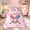 Pink, variant on Sweet Drip Dessert Baseball Glove Twin Bedding for Girls, Pink Blue Stripes Stars Bedding Comforter Set, Pink Reversible, 7pcs