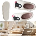 thumbnail image 1 of Casa esponjosas termales planas calientes zapatos la halloween cómodas anti-Slip para interior al aire libre, 1 of 9