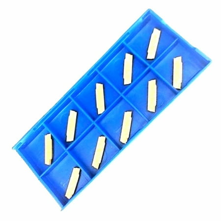 

10 PCS MGMN200 Grooving Carbide Inserts Lathe Cutter Turning Parting Tools Set