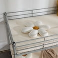 thumbnail image 2 of UBesGoo Low Bunk Bed, Junior Bed Frame for Kids, No Box Spring Needed, Gray, 2 of 9