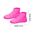 thumbnail image 5 of Reusable Shoe Covers, Non-Slip Water-Resistant Overshoes Covers, Rain Protector for Men & Women, Travel-Friendly, Slip-On Shoe Cover for Hiking, Gardening, Cycling, All-Weather (Large), 5 of 8