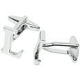 thumbnail image 3 of BodyJ4You 2PC Cufflinks Personalized Initials Letter L Men's Button Shirt Business Gift, 3 of 6