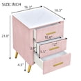 thumbnail image 4 of Reliable Construction - Long - lasting Bedside Table with Ample Drawer Space, 4 of 4