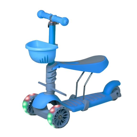 Scooter Patin 3 en 1 para niños con 3 ruedas y luces