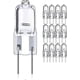 thumbnail image 1 of 12-Pack 50W G6.35 Halogen Dimmable Bulbs 12V Bi-Pin Base 820lm T4 Light, 1 of 5