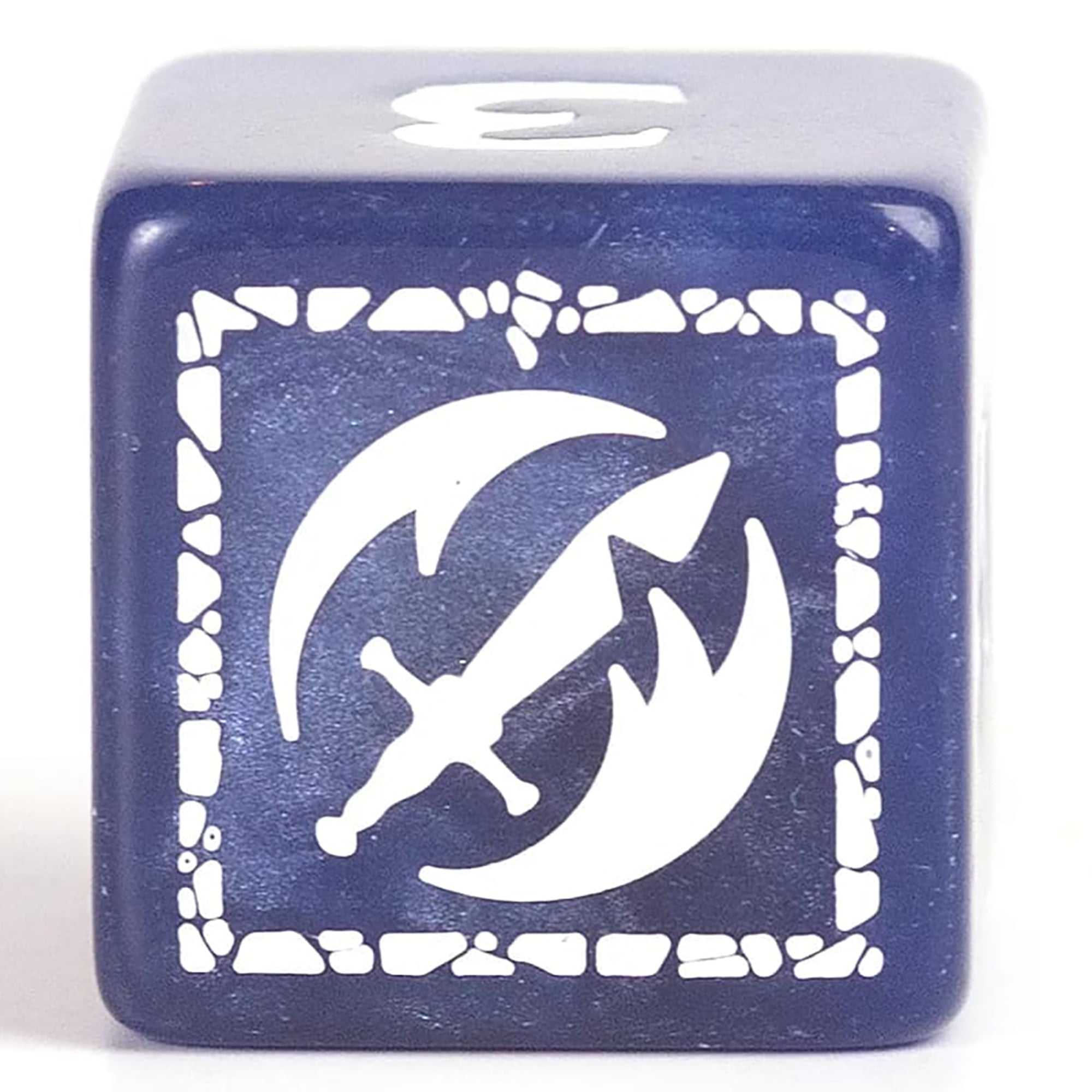 Dungeons & Dragons: D&D Adventure Dice: Fighter - Blue - 17pc RPG Die Set, Class Symbols, Roleplaying Game Accessory, Sirius Dice, Officially Licensed