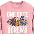 thumbnail image 2 of Paw Patrol - Rubble & Crew - One Cute Crew - Toddler & Youth Crewneck Fleece Sweatshirt, 2 of 5