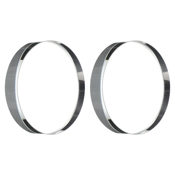 Uxcell 2 Pcs Clear Glass Paperweight, 1.97 x 1.97 x 0.39 Inch Clear Paperweight Decorative for Home Decoration Reading Photography Daily Office Gifts, Clear(Round)