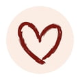 thumbnail image 1 of Round Placemat for Dining Table, Rubber Kitchen Table Mat Valentines Day Home Decor, 1 of 6
