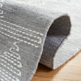 thumbnail image 5 of SAFAVIEH Kilim Rishi Tribal Polyester Area Rug, Grey/Ivory, 8' x 10', 5 of 8