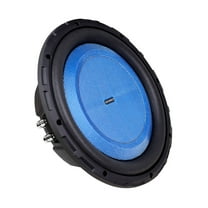Hifonics ELITE 12" Shallow Subwoofer Dual Voice Coil Car Audio Speaker, 600 Watts, Blue