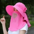thumbnail image 2 of LEKODE Sun Hats for Women Uv Protection Visors for Women Fishing Hat Bucket Hats for Woman Sun Hat Fishing Hat for Men Visor Hats for Women Hot Pink One Size, 2 of 2