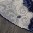 thumbnail image 3 of Home Dynamix Tremont Salem Transitional Medallion Area Rug, Navy Blue/Ivory, 5'2" Round, 3 of 5
