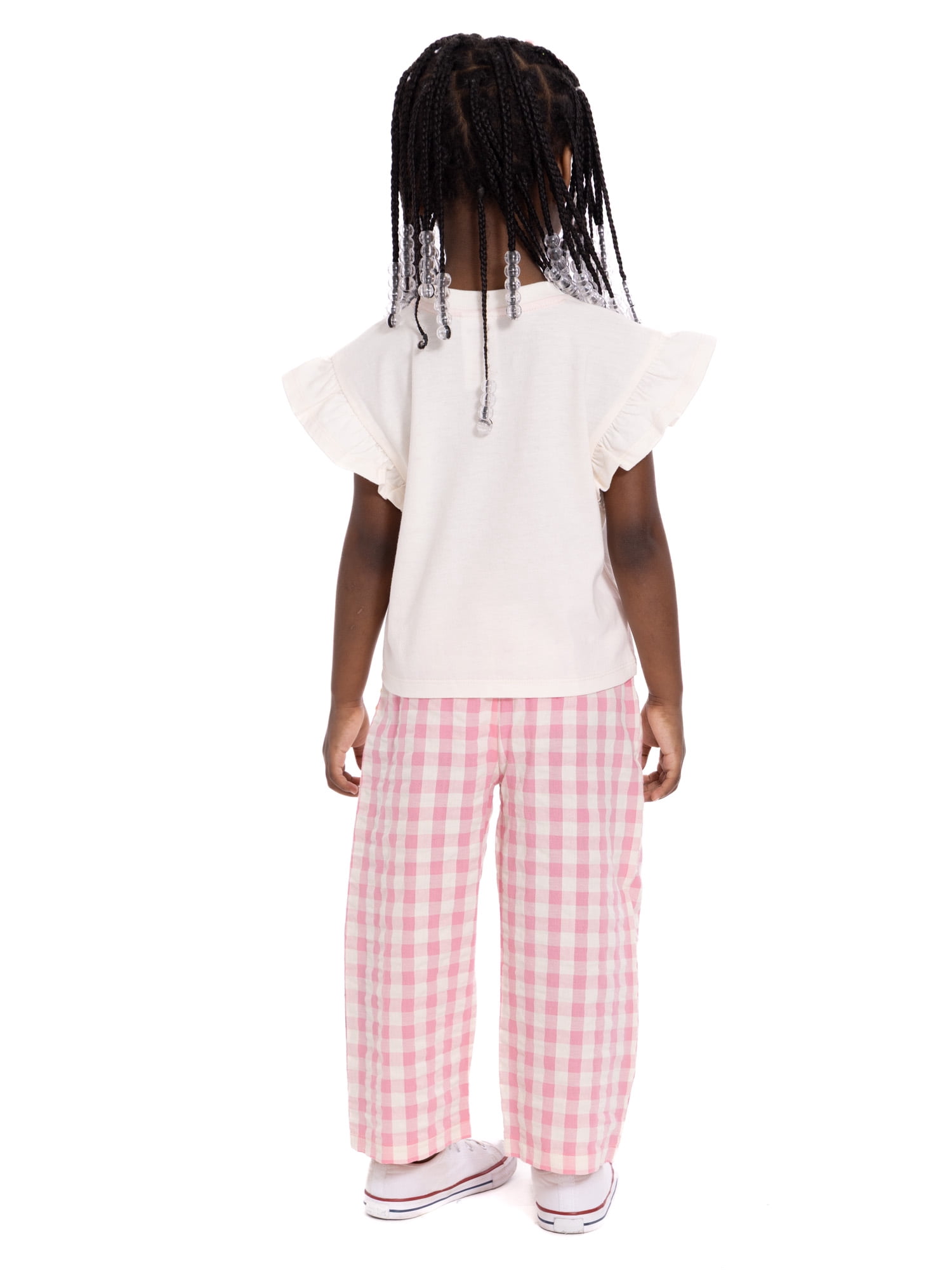 Minnie Mouse Toddler Girls Ruffle Graphic Tee and Pants Set, 2-Piece, Sizes 12M-5T